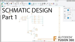 Fusion 360 - Schematic design / Part 1