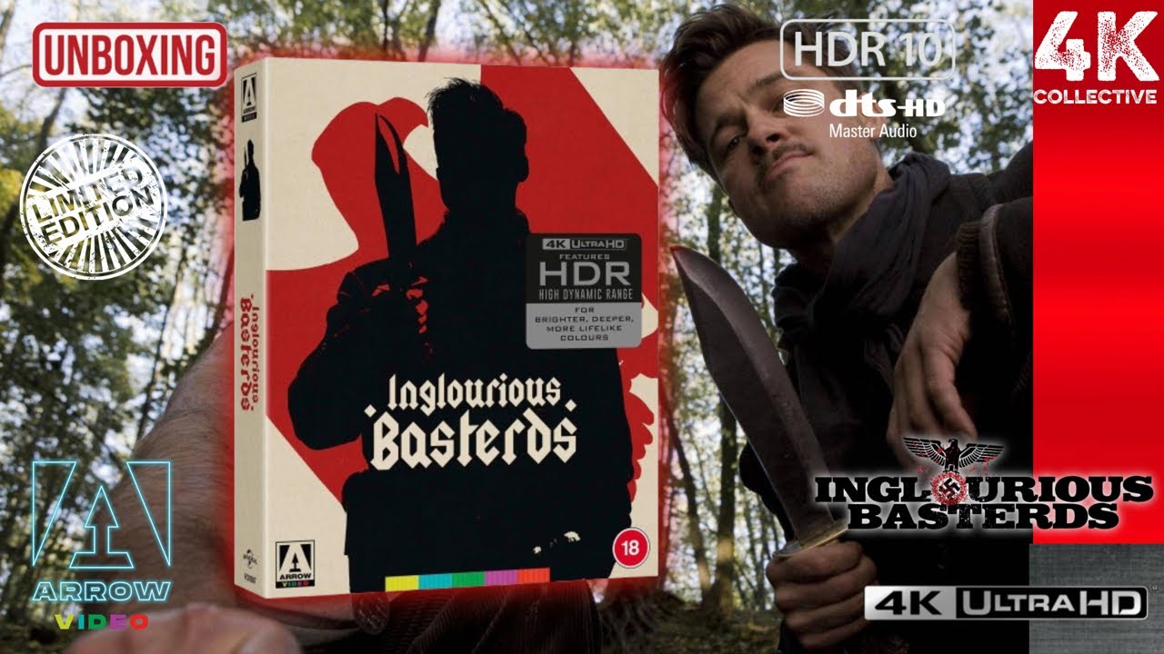 Inglourious Basterds 4k UltraHD Bluray Arrow Video limited edition