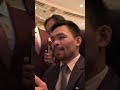 Manny pacquio reveals his favorite boxersmannypacquiao  boxer short.