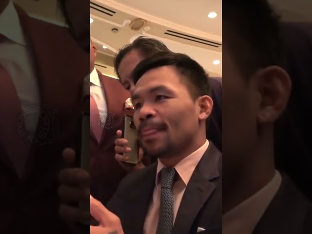 🔥Manny Pacquio Reveals his Favorite Boxers‼️👀#mannypacquiao  #boxer #shortvideo class=