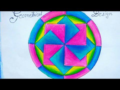 geometric motif drawing