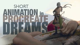PROCREATE DREAMS - Short Loop Animation. Nart Batradz vs. Giant