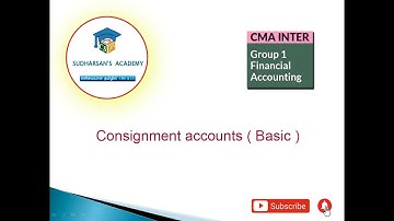 Consignment accounts ( Basic ) (Tutorial in Tamil)