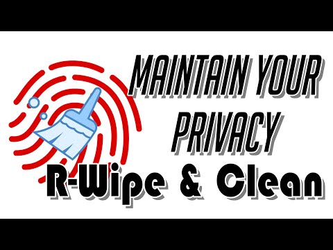 Clean Junk Files and Wipe User Traces: R-Wipe & Clean! (Çöp Dosyaları ve Kullanıcı İzlerini Silin!)
