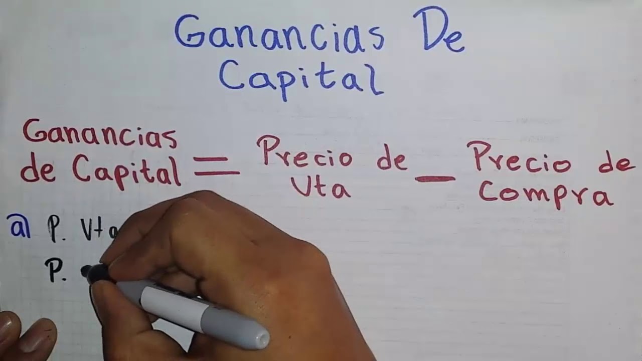 Ejercicio de Ganancias de capital e ingresos gravables YouTube Ejercicio de Ganancias de capital e ingresos gravables YouTube