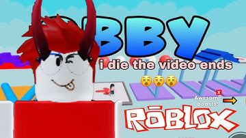 Ladder flick difficulty chart obby but if i die the video ends (ROBLOX)