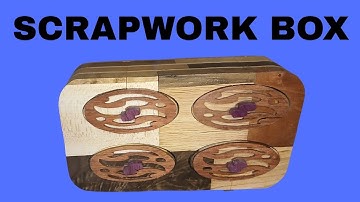 I Built This Stunning Drawer Box From Scrap Wood Using My Scroll Saw