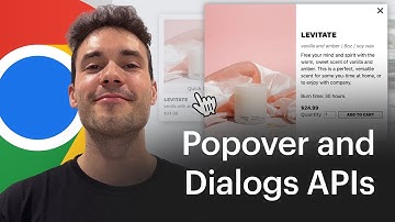 Exploring the native Popover and Dialogs APIs