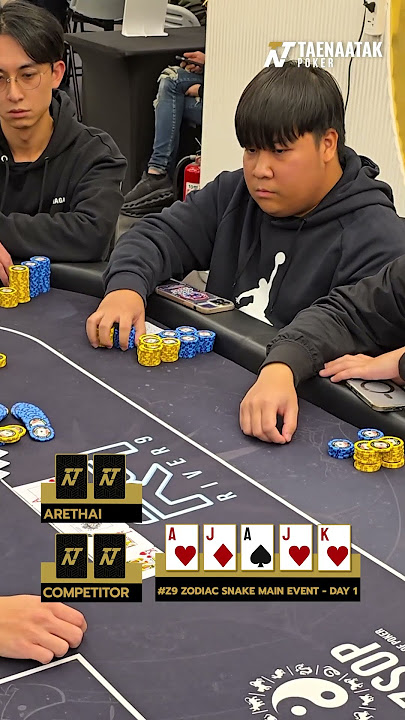 “อาไท” ซัดพอตใหญ่ในรายการ #Z9 ZODIAC SNAKE MAIN EVENT ในศึก ZODIAC SERIES OF POKER