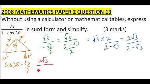 2008 KCSE MATHEMATICS PAPER 2 NO 13