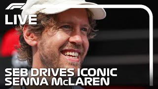LIVE: Sebastian Vettel Drives Senna's Historic 1993 McLaren MP4\/8
