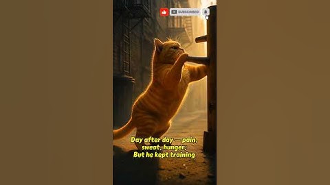 The Lazy Cat Who Finally Found His Purpose #shorts #story