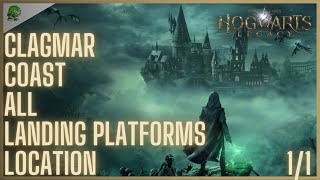Hogwarts Legacy Clagmar Coast All Landing Platforms Location