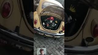 Cool Volkswagen Beetle, just super, custom engine👍Like+🔔#motor #fusca #car #vwaircooled #vw #carros