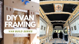 DIY Van Framing with Plywood, Rivet Nuts, and Self-Tapping Screws | Van Build Series (Ep. 10)