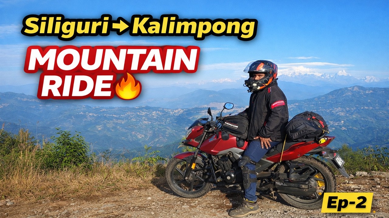 Siliguri to Kalimpong Charkhole | 160cc Mountain Ride 🔥 | North Bengal Bike Trip Ep-2