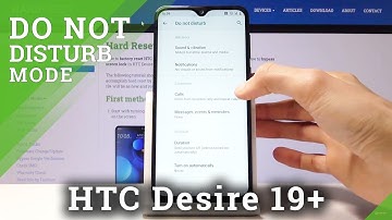 How to Switch On Do Not Disturb Mode in HTC Desire 19+ - Silent Mode