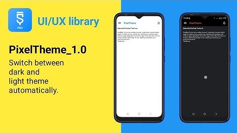 How to make auto theme using PixelTheme library in sketchware pro tutorial 118 #sketchware