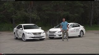 Тест-драйв Toyota Camry против Nissan Teana