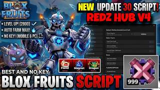 Update Script Blox Fruit Mobile REDZ HUB V4 🧲 AUTO FARM, Magnet Token Farm, Raid, UPDATE 30