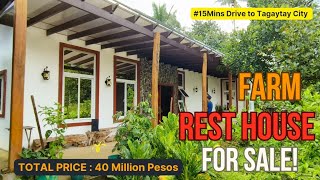FARM REST HOUSE Bungalow Fully Furnished For Sale! 4,800Sqm Lot Area Dragon fruit Farm