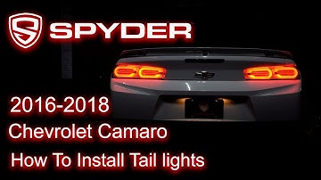 Spyder Auto Installation: 2016-2018 Chevrolet Camaro - LED Tail lights