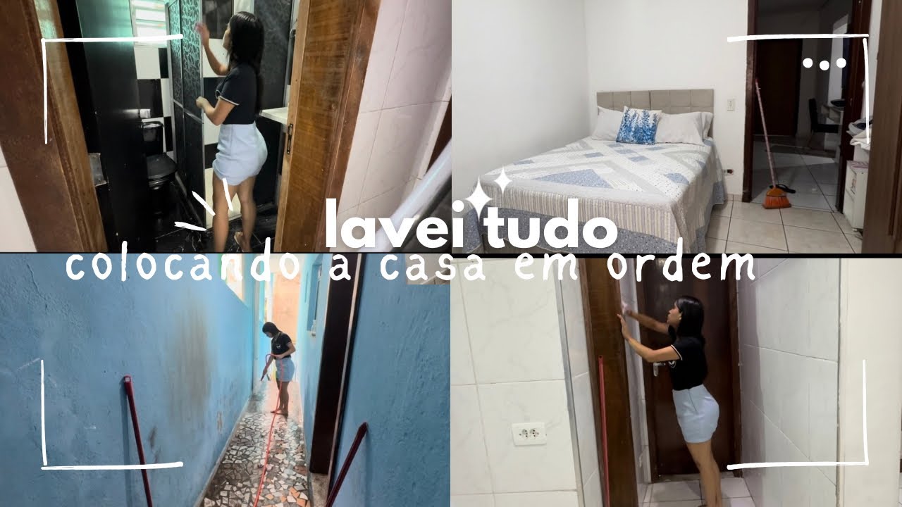 Lavei tudo + colocando a casa em ordem ✨.   #faxina #organização #casa #limpeza #faxinacompleta 