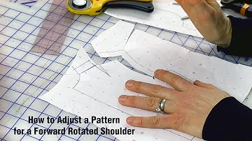 j stern designs | How to Adjust a Pattern if Your Shoulder Rotates Forward