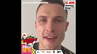 Celebrity Arnas Fedaravicius is beköszönt a Budapest Comic Con rajongóknak! Profile