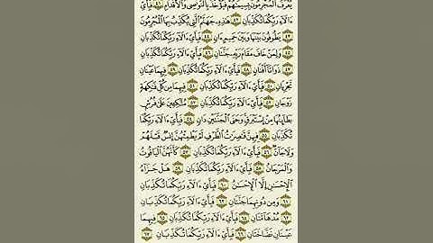 سورة الرحمن من الآية ٤١ إلى الآية ٦٧بصوت القارئ ماهر المعيقلي