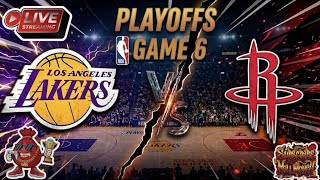 NBA Playoffs Lakers Vs Rockets West First Round Game 6 NBA2K26 Simulation Game