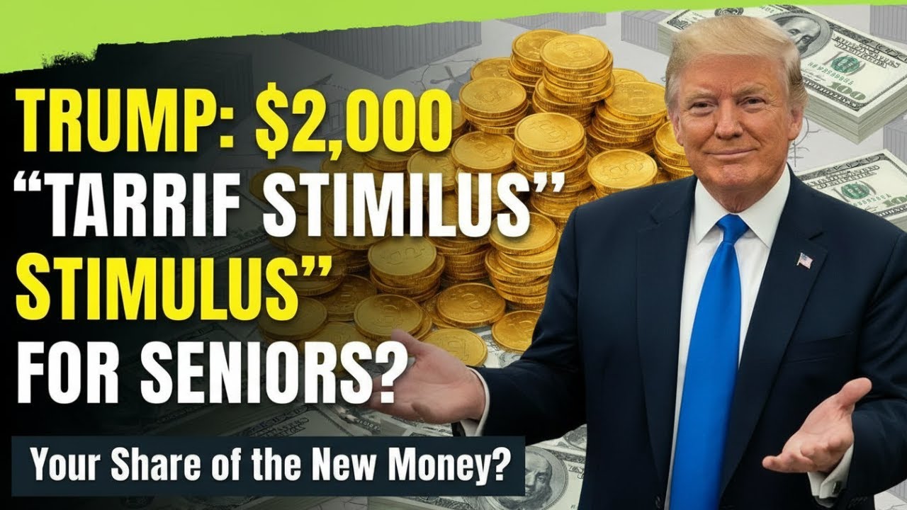 $2,000 Stimulus Coming? Trump Floats “Tariff Dividend” — What This Means