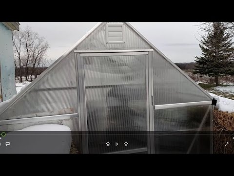 Heating and cooling a small greenhouse