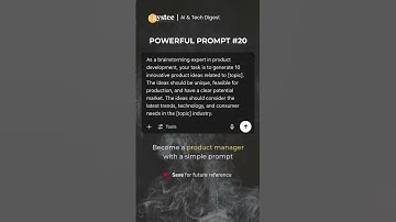 💡 10 AI Generated Product Ideas for [Topic]! #ChatGPT #Innovation #Entrepreneur