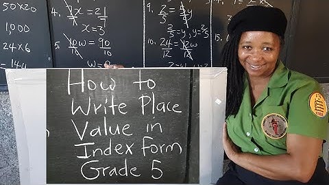 PEP Maths. Place Value: How to Write Place Values in Index Form. Grade 5 Mathematics. Primary Exit