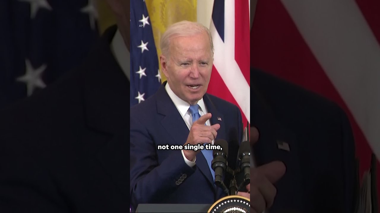  I M Honest Biden Says He Played No Role In Donald Trump S Indictment Shorts