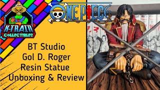 BT Studio - Gol D. Roger Resin Statue One Piece Unboxing & Review deutsch/german