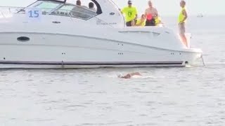 Charlotte Hungerford Hammerheads honoring friend in Swim Across the Sound
