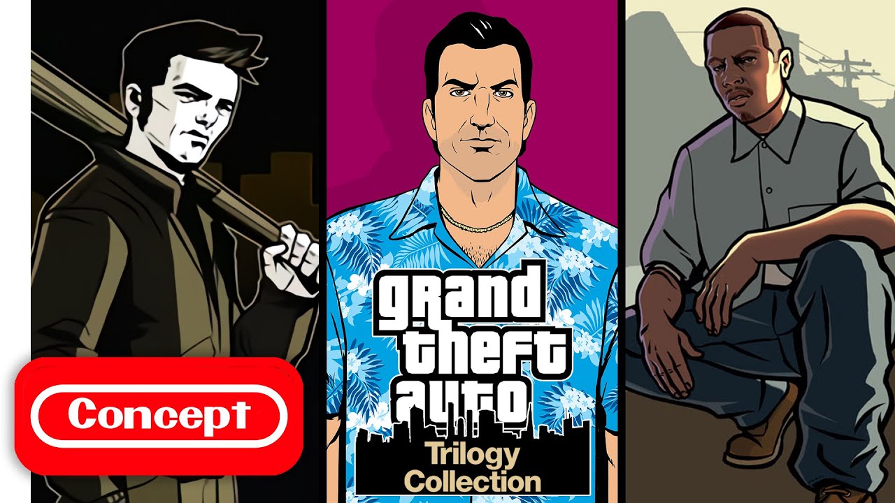 Gta trilogy remastered. Grand Theft auto Вайс Сити Нинтендо свитч. GTA трилогия. Вселенная GTA. GTA Trilogy Switch.