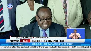 NCIC, IEBC and DCI launch joint crackdown on hate speech ahead of polls