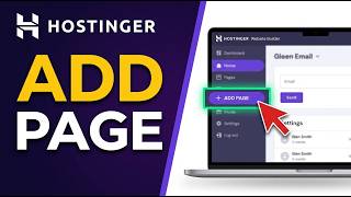 How to Add Page to Hostinger Website Builder 2026 (Quick & Easy)