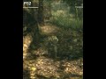 MGS3 Snake Eater PS2/PS3 comparison #gaming #metalgearsolid #snakeeater #remaster #comparison