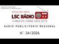 Áudio da publicidade regional CDLS Rádio N° 34/2026