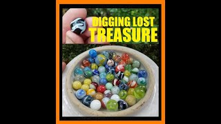 Digging AMAZING TREASURES - Antiques - Vintage Marbles - RARE New Martinsville Wv Bottle - Toys -