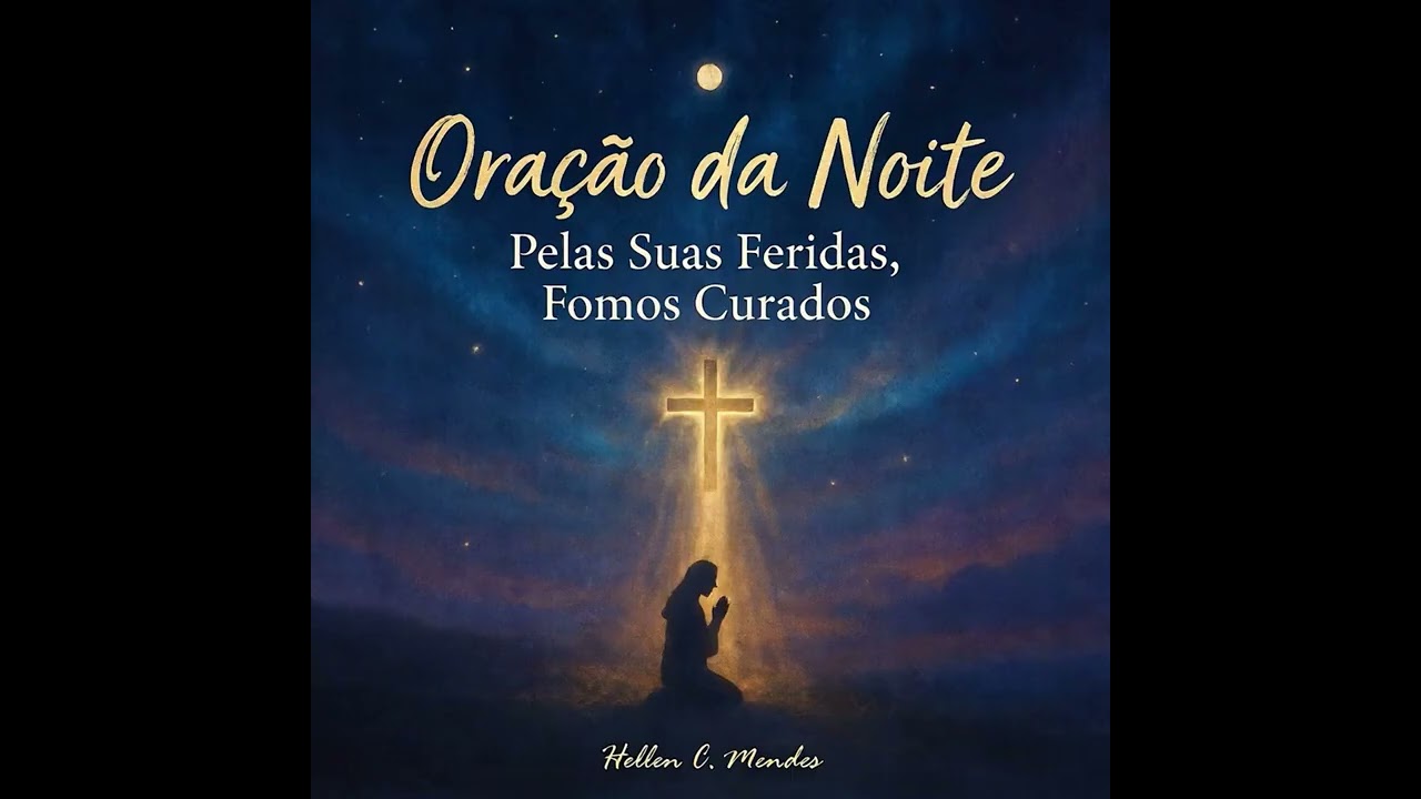 Oração da Noite - Pelas Suas Feridas, Fomos Curados . Letra e Música de Hellen C. Mendes 