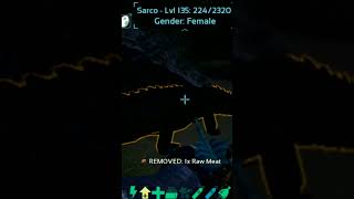 After so much struggle I tame Sarco.Ark mobile.