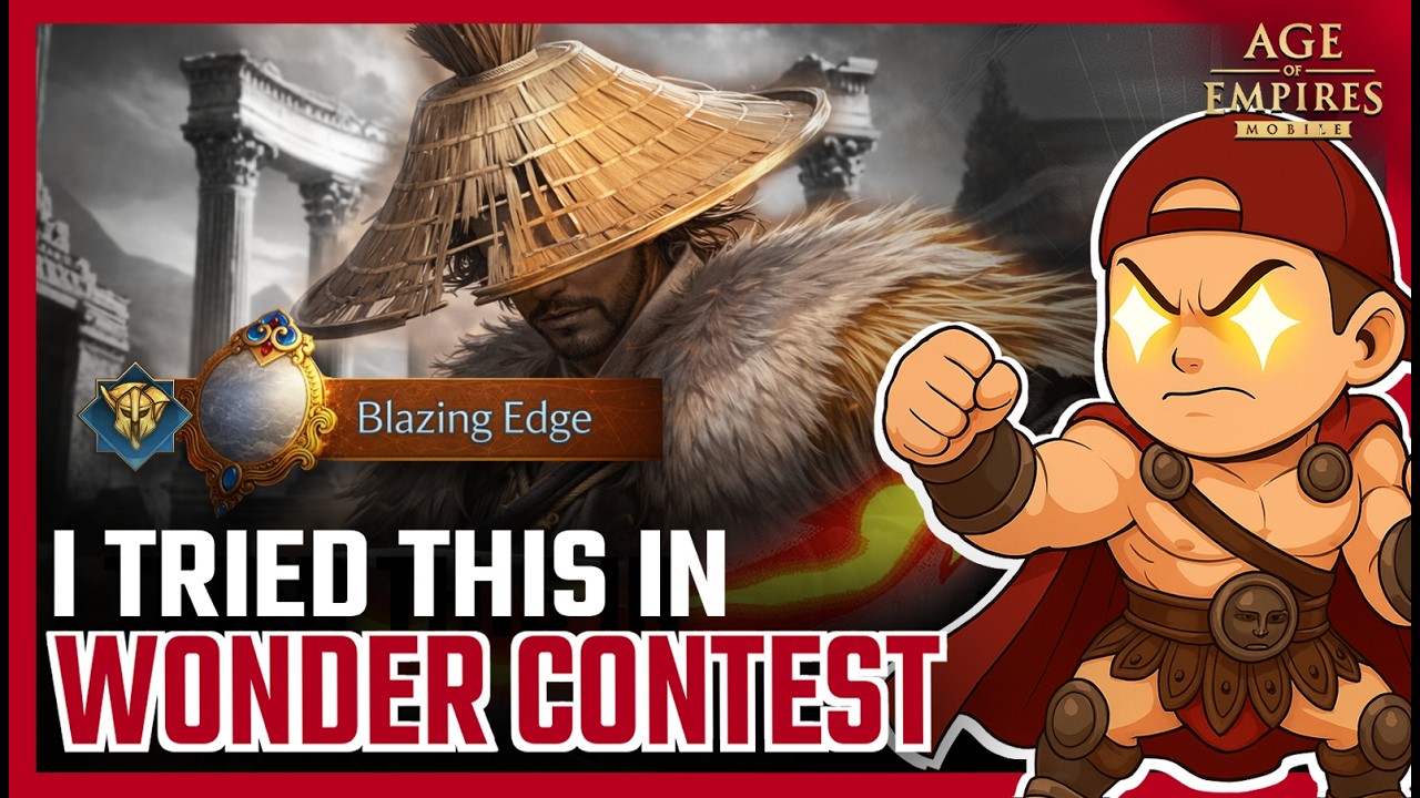 Я попробовал Blazing Edge в конкурсе чудес! PvP-сражения воинов-мечников Миямото | Age of Empires...