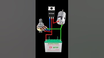 DC motor speed controller circuit diagram #shorts #dc  #dcmotor  #diagram #khairunelectronicsbd