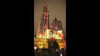 20170103 Antwerp Dom winter light show
