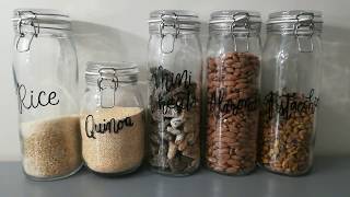 [DIY IKEA HACK] Calligraphy Labels to Organize Your Kitchen
